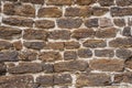 An old brown colors stone wall background Royalty Free Stock Photo