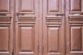 Old brown doors Royalty Free Stock Photo