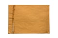 Old brown envelope isolate on white background Royalty Free Stock Photo