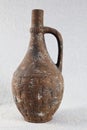 Old brown ewer