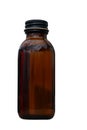 Old brown medicine bottle