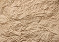 Old brown paper crumpled Royalty Free Stock Photo