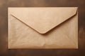 old brown paper envelope. grunge vintage paper Royalty Free Stock Photo