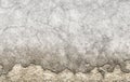 Old brown plastered crumble texture of aged wall Royalty Free Stock Photo