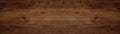 Old brown rustic dark grunge wooden boards oak parquet texture - wood wall background banner panorama Royalty Free Stock Photo