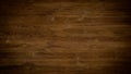 Old brown rustic weathered dark grunge wooden timber table wall floor board texture - wood background banner top view Royalty Free Stock Photo