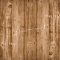 Old brown rustic weathred dark grunge wooden timber table wall floor board texture - wood background square top view Royalty Free Stock Photo