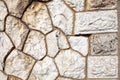 Old brown wall with stone masonry, background, texture Royalty Free Stock Photo