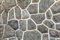 Old brown wall with stone masonry, background, texture Royalty Free Stock Photo