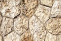 Old brown wall with stone masonry, background, texture Royalty Free Stock Photo