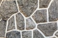 Old brown wall with stone masonry, background, texture Royalty Free Stock Photo