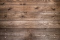 Old brown wood background made of dark natural wood in grunge style. The view from the top. Natural raw planed texture of