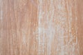 Old brown wooden background with white dye scratch. Real wood texture. Hipster wallpaper Royalty Free Stock Photo