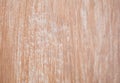 Old brown wooden background with white dye scratch. Real wood texture. Hipster wallpaper Royalty Free Stock Photo