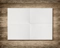 Old brown wooden boards and blank paper Royalty Free Stock Photo