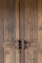 Old brown wooden door Royalty Free Stock Photo