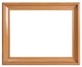 Old brown wooden frame Royalty Free Stock Photo