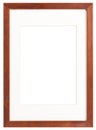 Old brown wooden frame Royalty Free Stock Photo