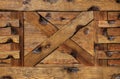 Old, brown wooden table and texture, high resolution