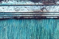 Old brush bristles close up Royalty Free Stock Photo
