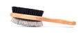 Old brush for dog or cat hair, used Royalty Free Stock Photo