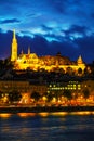 Old Budapest with Matthias church Royalty Free Stock Photo
