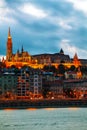 Old Budapest with St. Matthias church Royalty Free Stock Photo