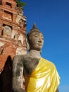 old budda statue