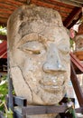 Old Buddha head ancient Lanna