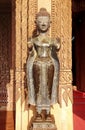 Old Buddha image in Wat Sisaket Temple in Vientiane, Laos