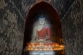 Old Buddha's statue in a Bagan pagoda