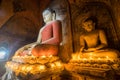 Old Buddha's statue in a Bagan pagoda, Mayanmar