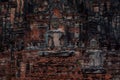 Old buddha statue in ayutthaya world heritage site of unesco