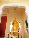 Old Buddha statue in phra Pathom Chedi Royalty Free Stock Photo