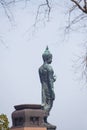 The old buddha statue.