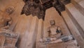 Old buddha statue ,temple in Ayutthaya Historical Park. Wat Chai Watthanaram