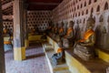 Old buddha statue in wat sisaket temple Vientiane, Laos