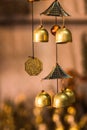 Old buddhist Antique brass bell Royalty Free Stock Photo