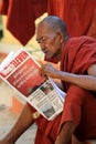 Old Buddhist monk in Mandalay