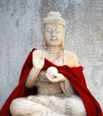 Old Buddhist statue Royalty Free Stock Photo