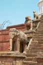 Old buddhistic statues Royalty Free Stock Photo