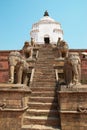 Old buddhistic statues Royalty Free Stock Photo