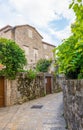 Old Budva. Houses, streets and alleys. Montenegro