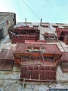 Old Building Antique Windows, Historical District, Jeddah, Saudi Arabia