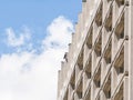 Old building architecture against blue sky Royalty Free Stock Photo