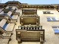 Old Building from below of Balcony Royalty Free Stock Photo