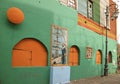 The Old Building on Caminito Alley of La Boca Neighborhood, a Popular Tourist Destination in Buenos Aires, Argentina