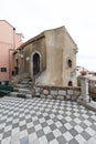 Old building in Castel Mola near Taormina, Sicily Royalty Free Stock Photo