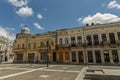 Old building in the old center of the city Botosani