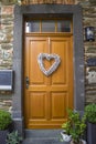 Old Building with old door in Beilstein Royalty Free Stock Photo